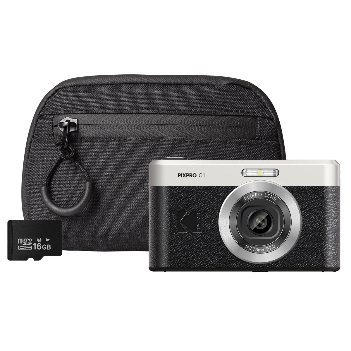 Kodak PIXPRO C1 13MP 4x Digital Zoom Compact Camera - Black