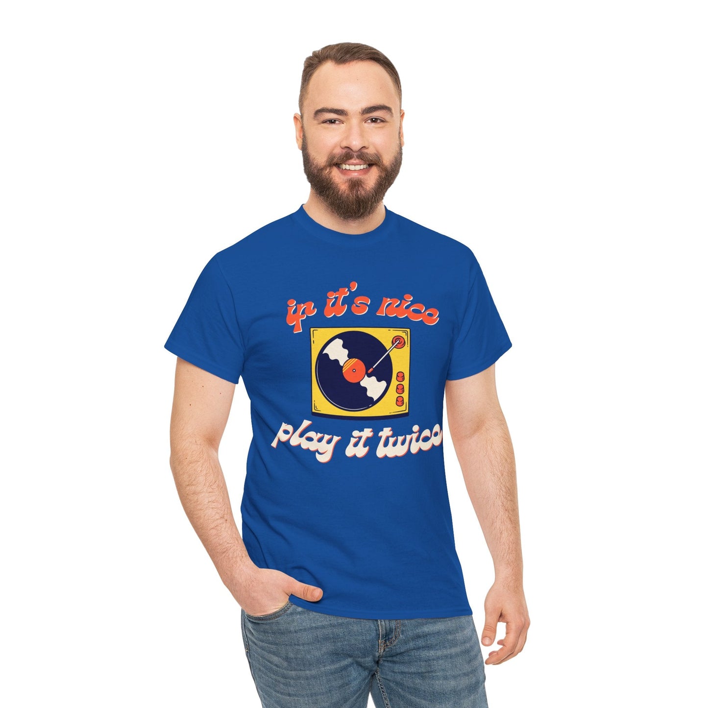 'If It’s Nice, Play It Twice' Vinyl T-Shirt