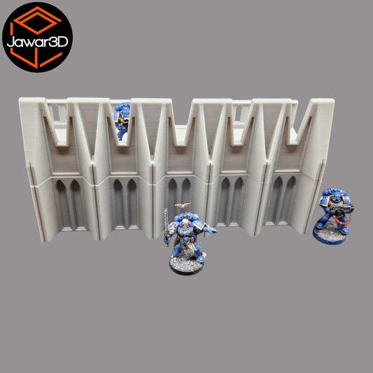 Base Wall - 28mm Wargaming Scatter Terrain Scenery Tabletop Miniature