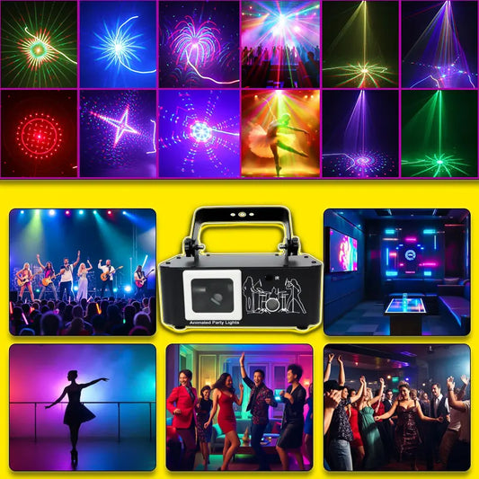 21 Eyes Disco Lights For Home Automatic Memory Function Party Light Remote Control