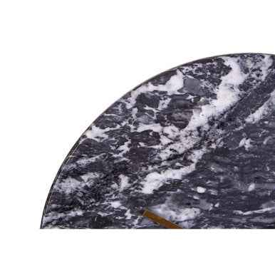 Lamonte Black Marble Wall Clock