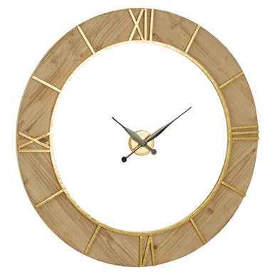 Yaxi Wall Clock With White Face