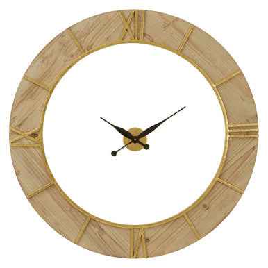 Yaxi Wall Clock With White Face