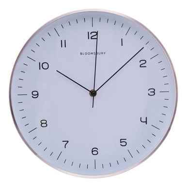 Elko Round Copper Finish Wall Clock
