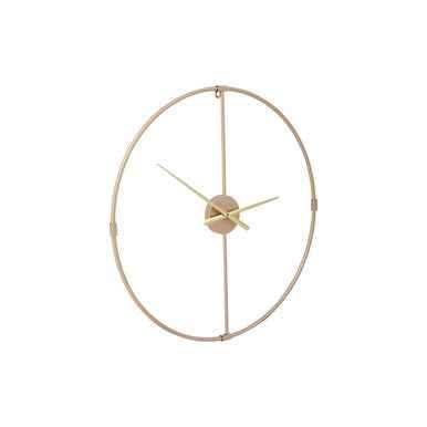 Beauly Metal Wall Clock With Gold Finish