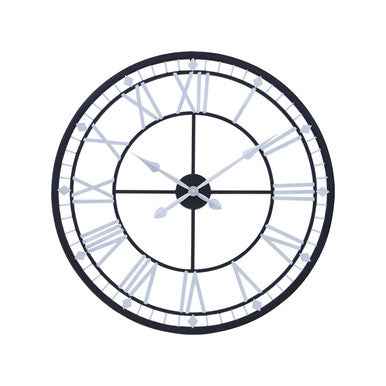 Vitus Skeletal Wall Clock With Black Fin
