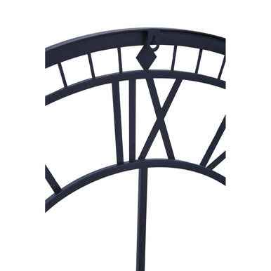 Vitus Skeletal Wall Clock With Black Fin