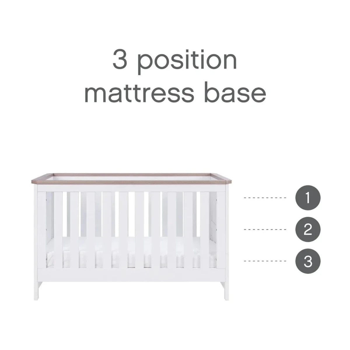 Tutti Bambini Verona 2 pcs Room Set - White/Oak