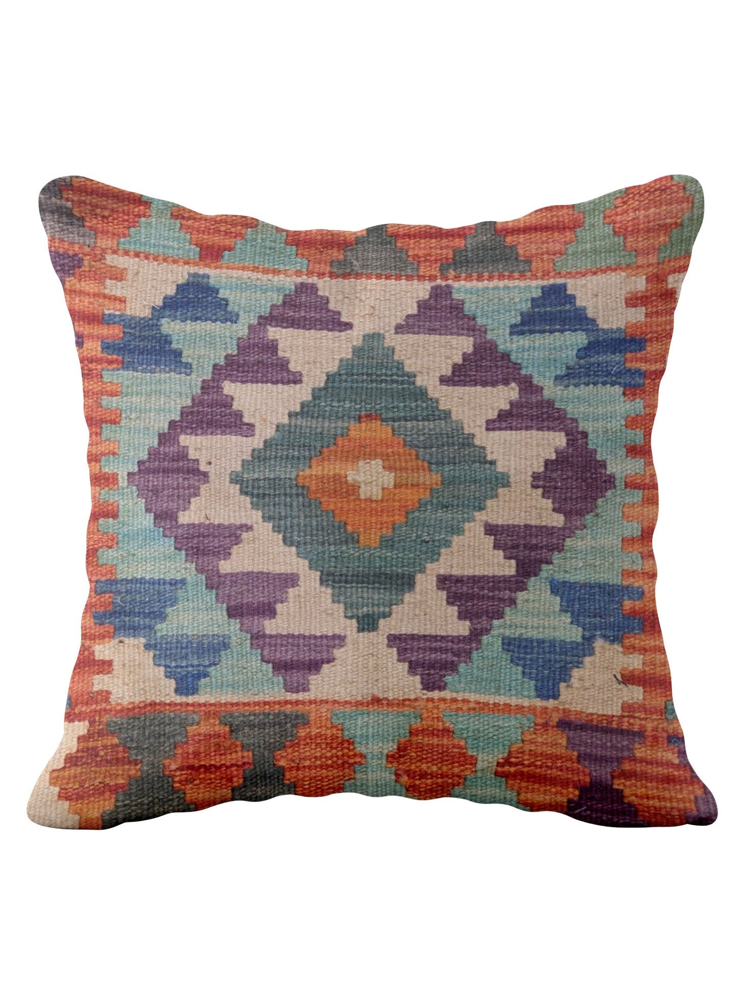 Afghan Kilim Cushion Cover - 45 x 45 cm