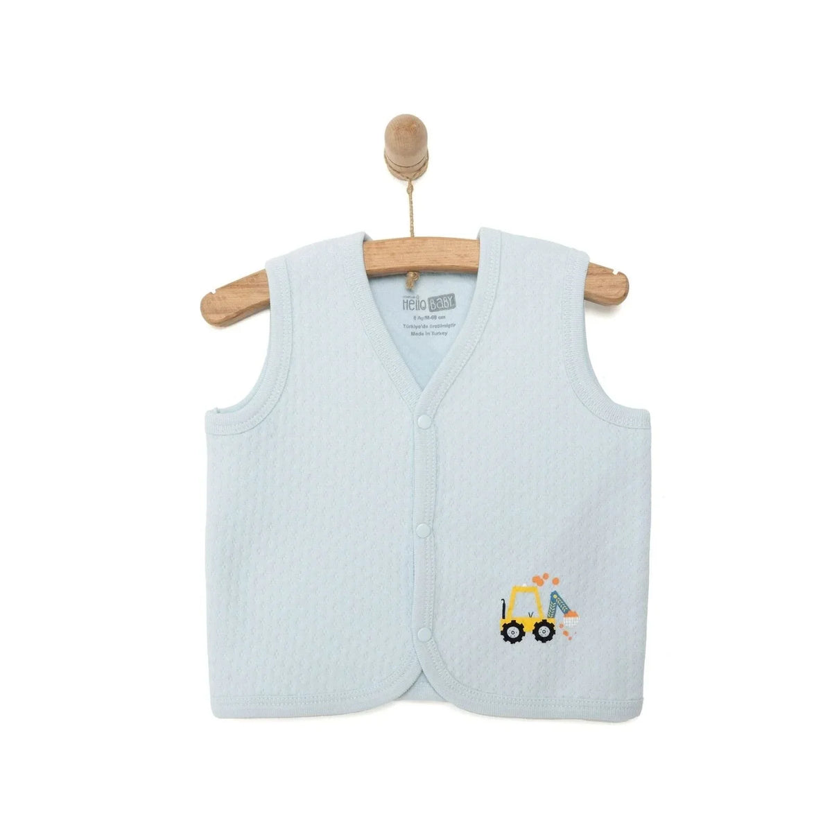 HelloBaby Crew Neck Quilted Baby Gilet (3 Months to 2 Years)