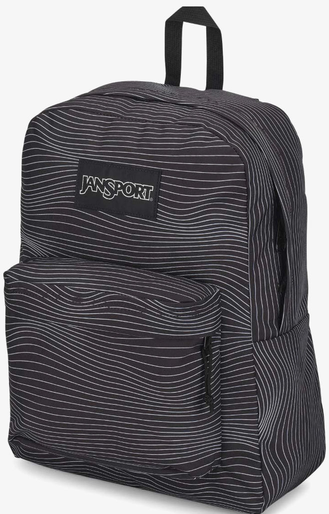 (CLEARANCE ITEM) Jansport SuperBreak Plus Backpack (Screen Waves)