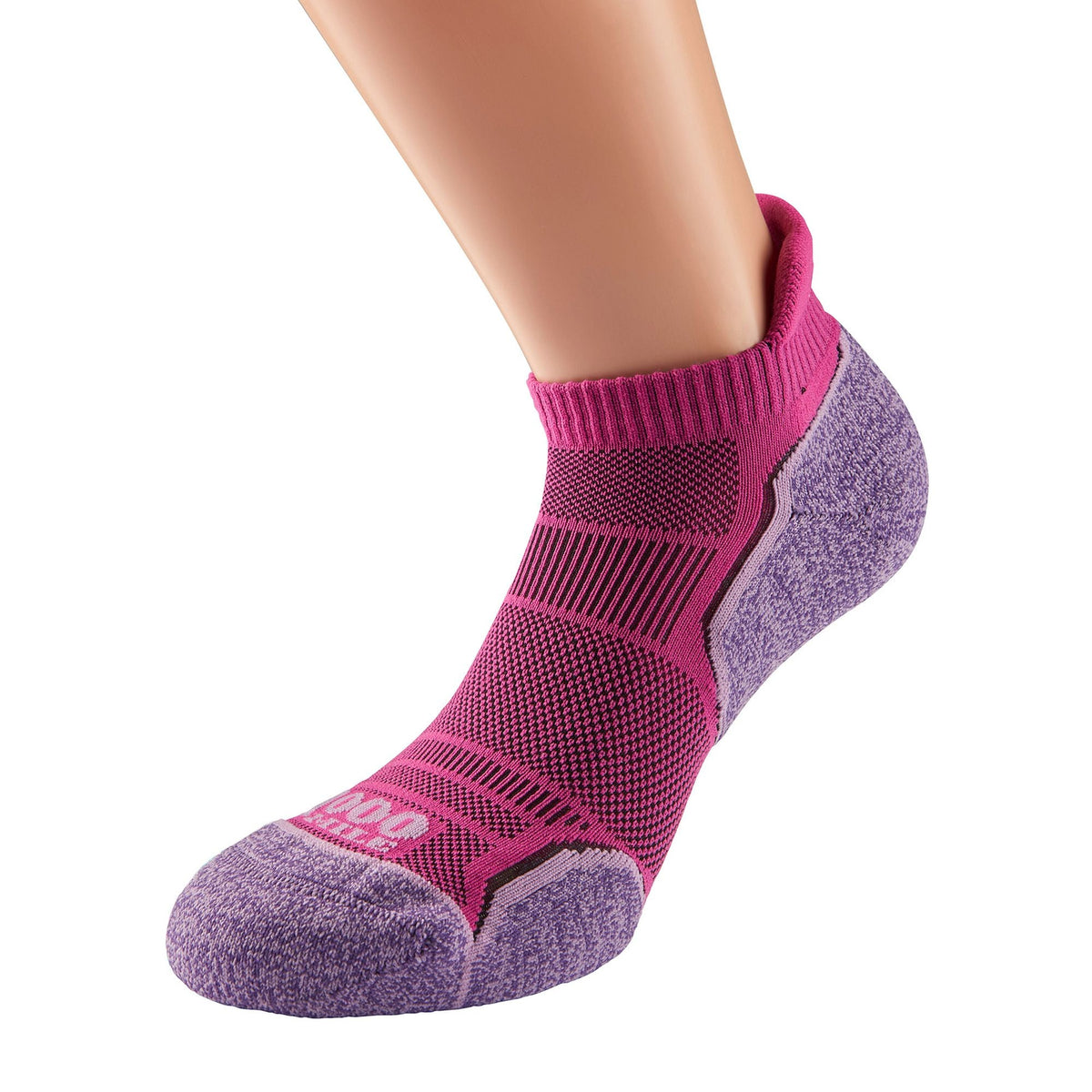 2 Pack Ladies Single Layer Running Ankle Socks