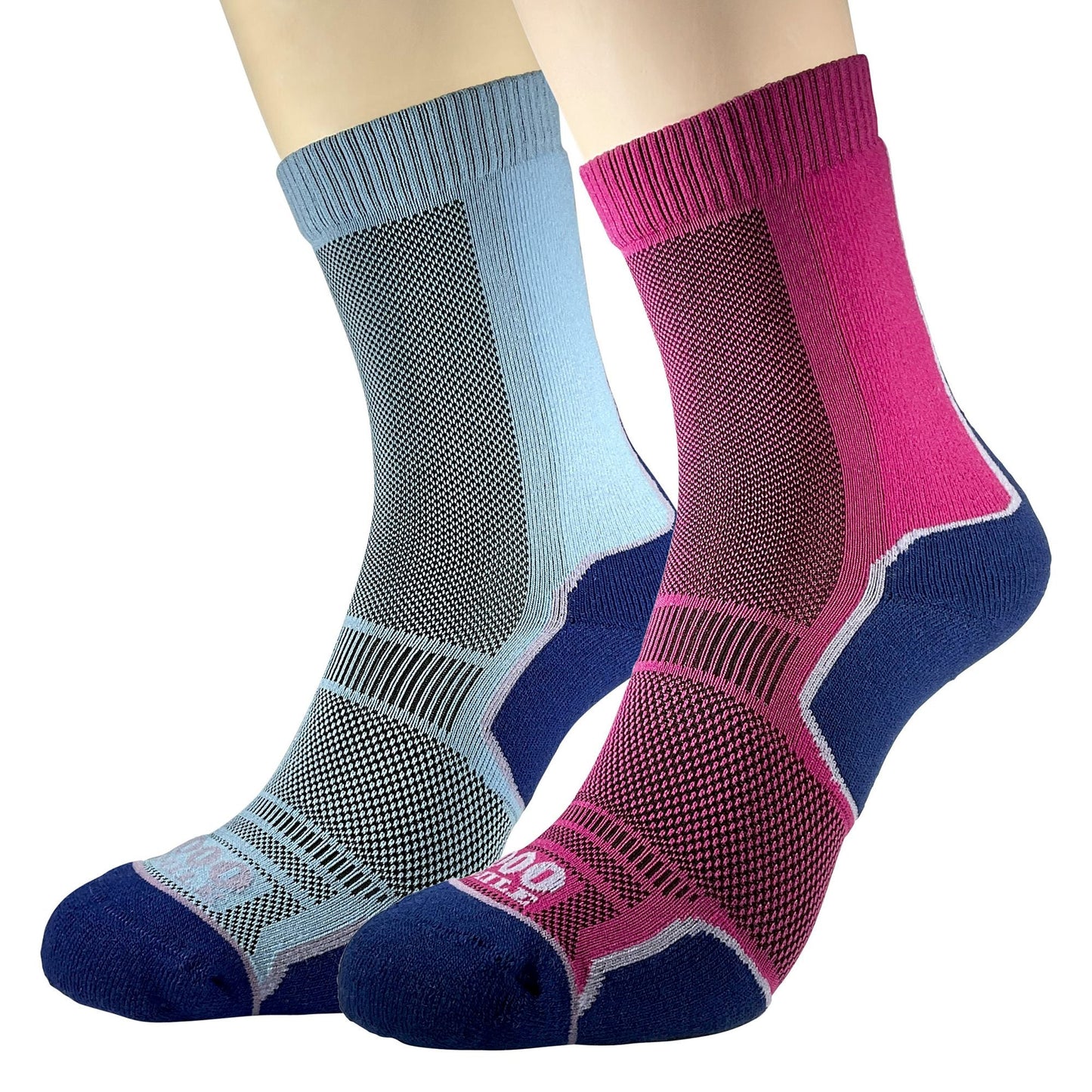 2 Pack Ladies Trek Single Layer Socks