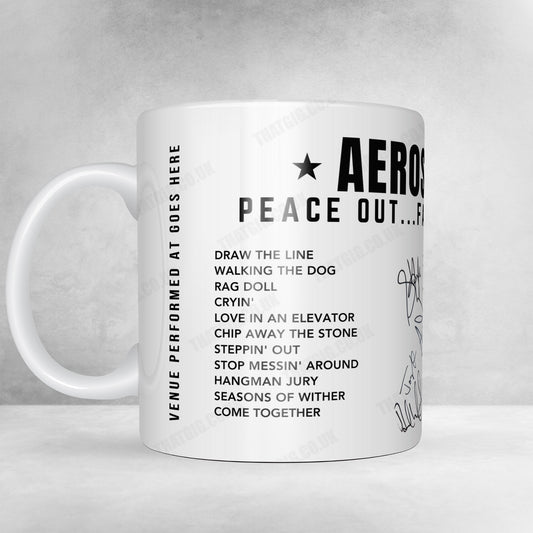 Aerosmith Setlist Mug - UBS Arena, Elmont - September 9th, 2023