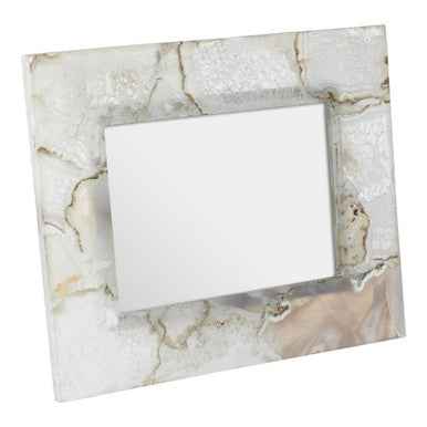 Bowerbird White Agate 5In X 7In Photo Frame
