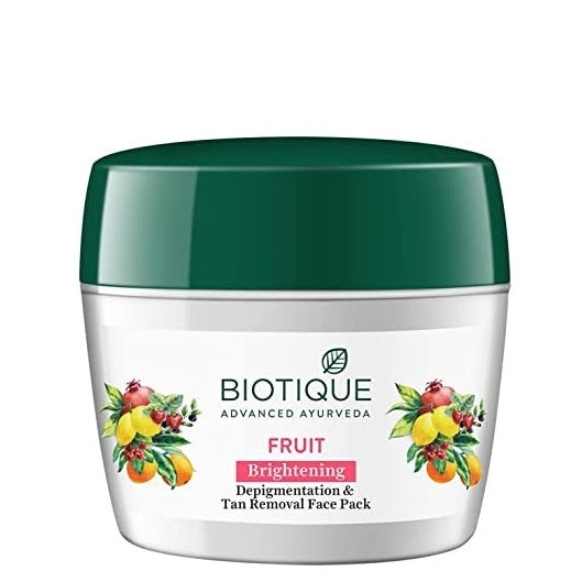 Biotique Advanced Ayurveda Fruit Brightening Depigmentation & Tan Removal Face Pack