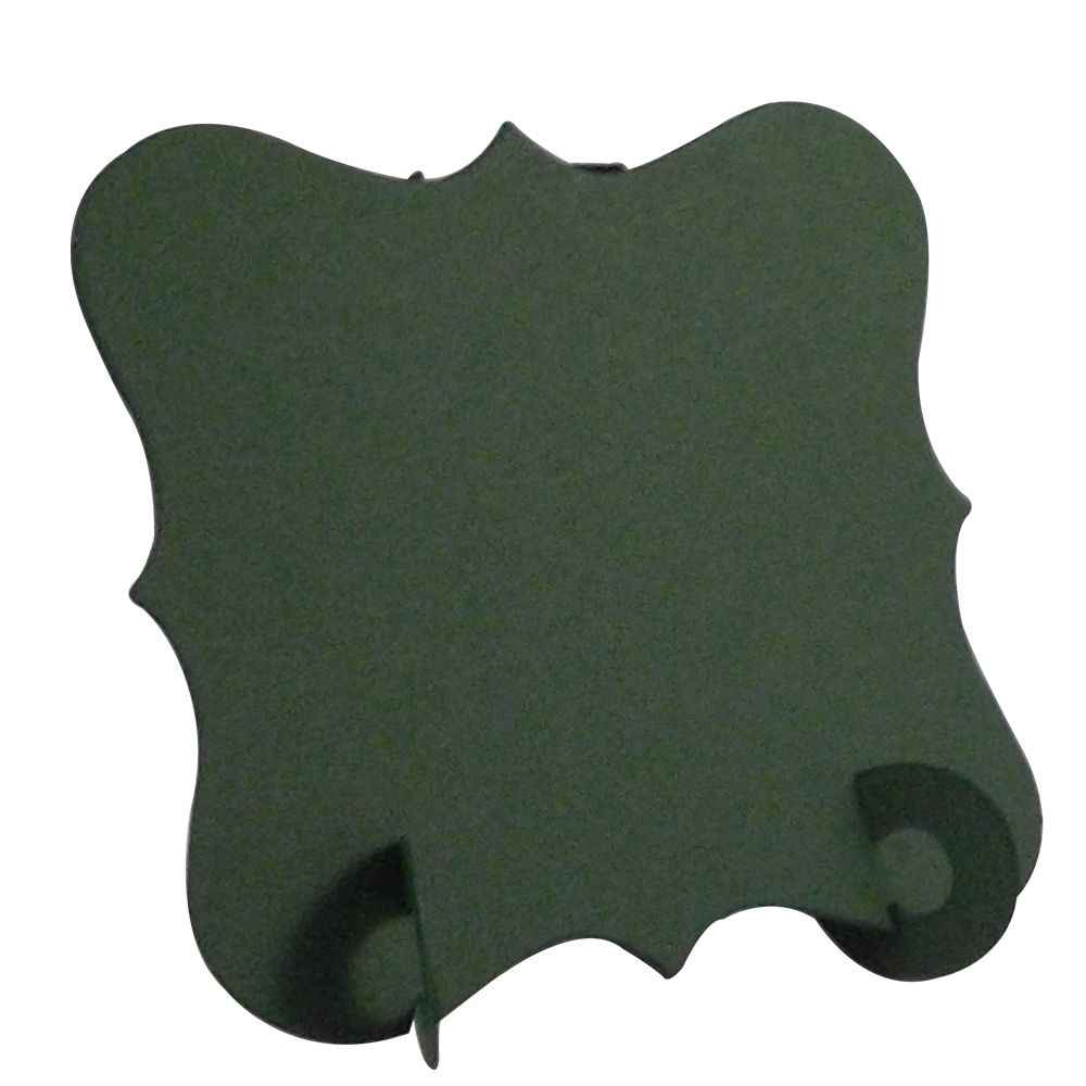 24 x Dark Green Elegant Place Cards, Perfect for Stylish Weddings & Parties. Tableware UK Card Crafts