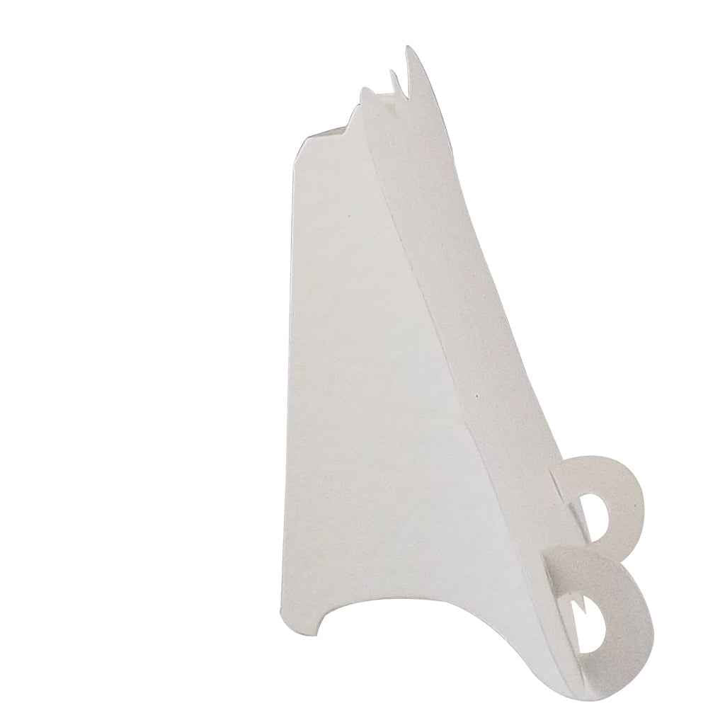 24 x Hammered White Elegant Place Cards, Perfect for Stylish Weddings & Parties. Tableware UK Card Crafts