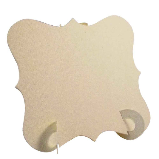 24 x Linen Ivory Elegant Place Cards, Perfect for Stylish Weddings & Parties. Tableware UK Card Crafts