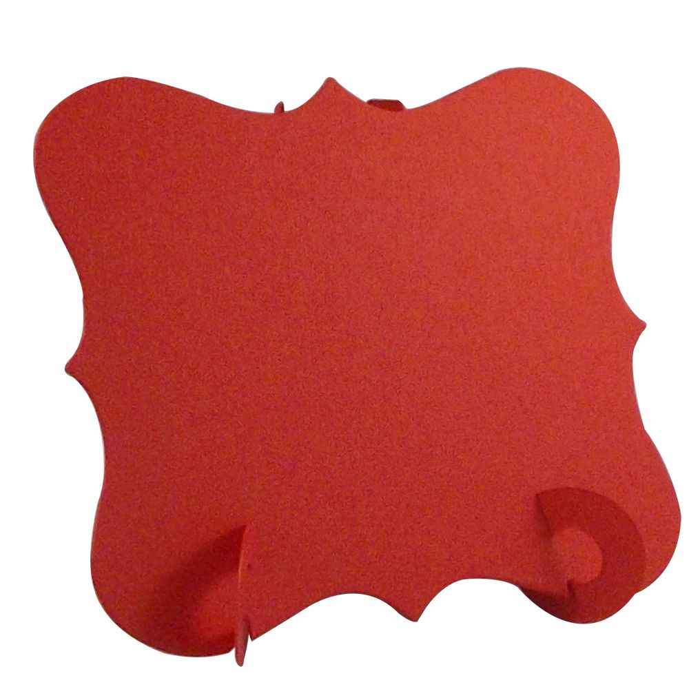 24 x Red Elegant Place Cards, Perfect for Stylish Weddings & Parties. Tableware UK Card Crafts