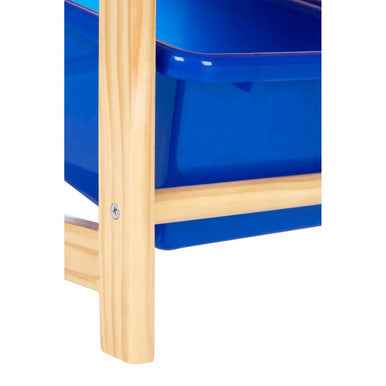 Kids 3 Tier Pine Frame Storage Unit