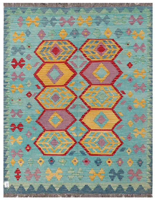 Maimana Afghanistan Kilim Rug - 192 x150 cm