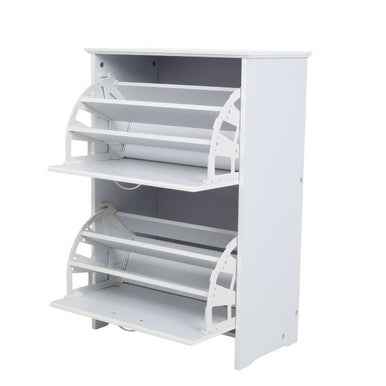 Ryan White Finish Shoe Storage Cupboard