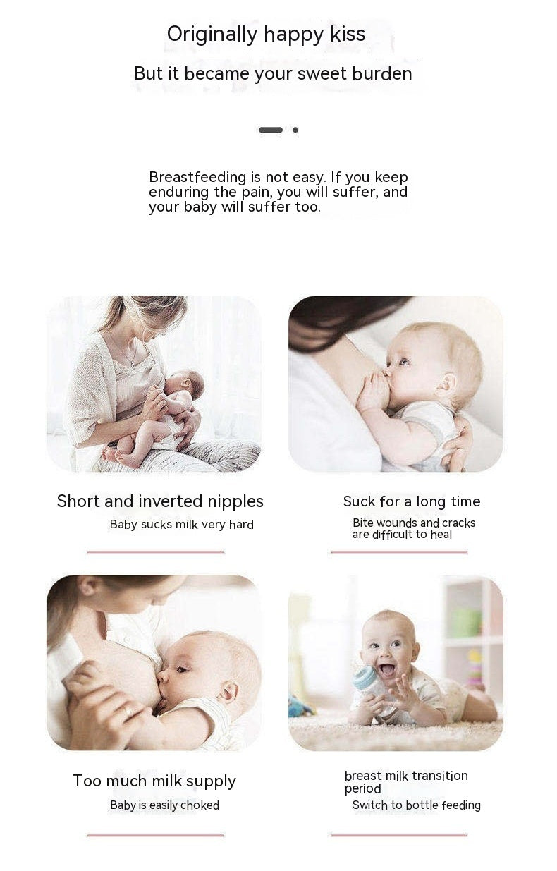 Zivvy Double-Layer Silicone Baby Nipple – Inner Feeding Correction Nipple in Box