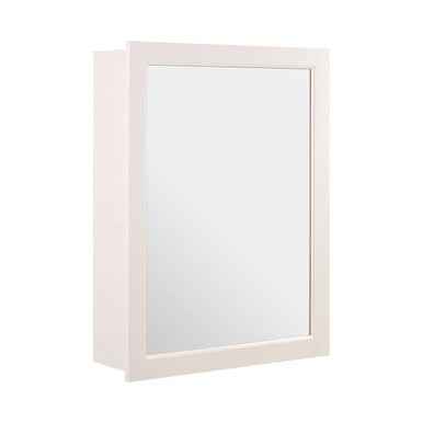 Port Mirrored Wall Cabinet With 2 Inner Shelves