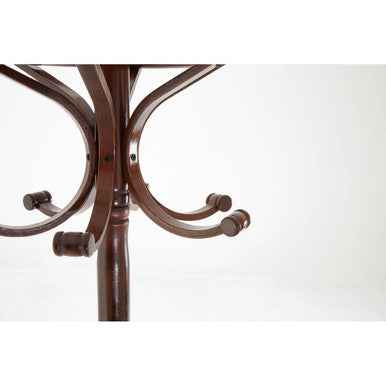 Kennedy Walnut Finish Solid Birchwood Coat Stand