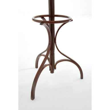 Kennedy Walnut Finish Solid Birchwood Coat Stand