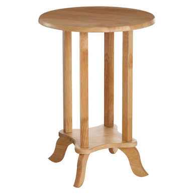 Heva Round Rubberwood Side Table