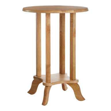 Heva Round Rubberwood Side Table