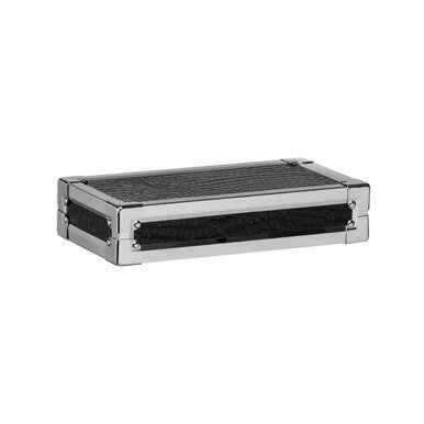 Carla Faux Crocodile Leather Wall Shelf