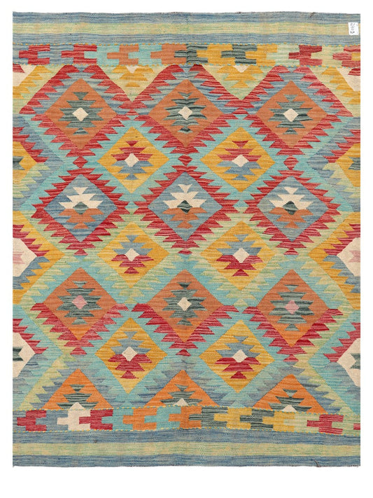 Maimana Afghanistan Kilim Rug - 208 x156 cm