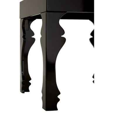 Luis Black High Gloss Finish Side Table