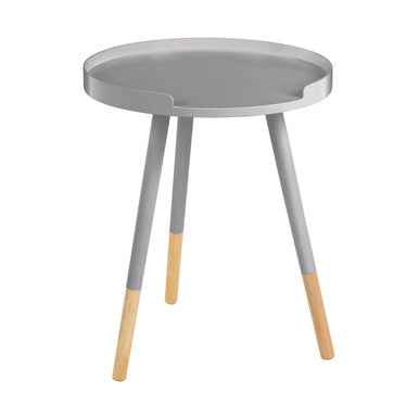 Viborg Grey Small Round Side Table
