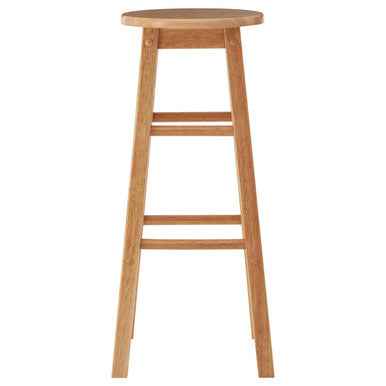 Selby Natural Tropical Hevea Wood Tall Bar Stool