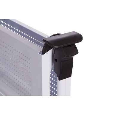 Harlow White Rectangular Folding Kitchen Trolley