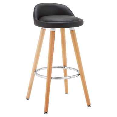 Normann Black Bar Stool