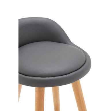 Normann Grey Bar Stool