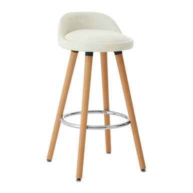 Normann White Bar Stool