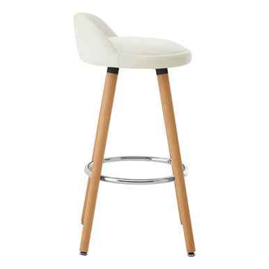 Normann White Bar Stool
