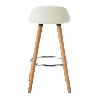 Normann White Bar Stool