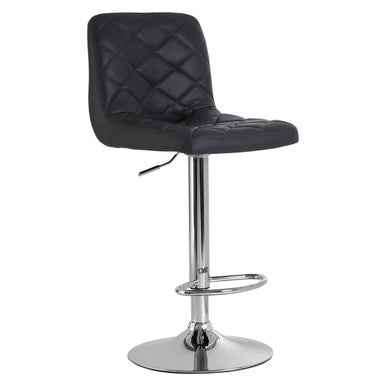 Tara Grey Faux Leather Bar Chair