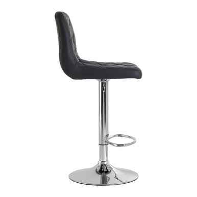 Tara Grey Faux Leather Bar Chair