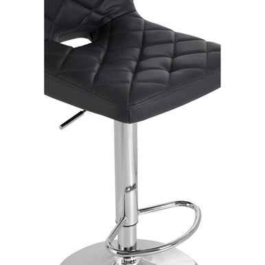 Tara Grey Faux Leather Bar Chair