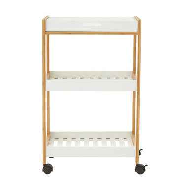 Nostra 3 Tiers Shelf Unit With Wheels