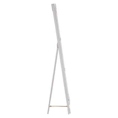 Elizabeth White Wood Floor Standing Mirror