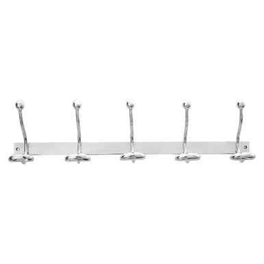 Arris 10 Hook Aluminium Wall Mounted Hanger.